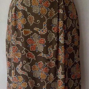 Rena Rowan Floral Pencil Skirt - Multicolor